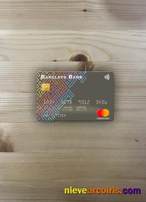 USA Barclays Bank mastercard photolook